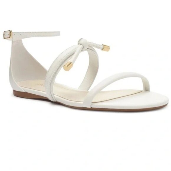 Arezzo Napa Capri White Sandal NIB - Picture 1 of 9